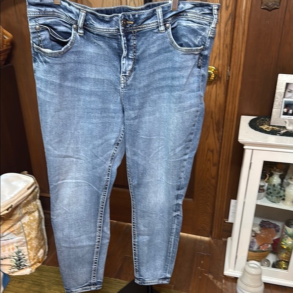 Silver Jeans Blue Skinny Denim - Picture 1 of 6